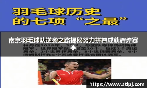 南京羽毛球队逆袭之路揭秘努力拼搏成就辉煌赛季